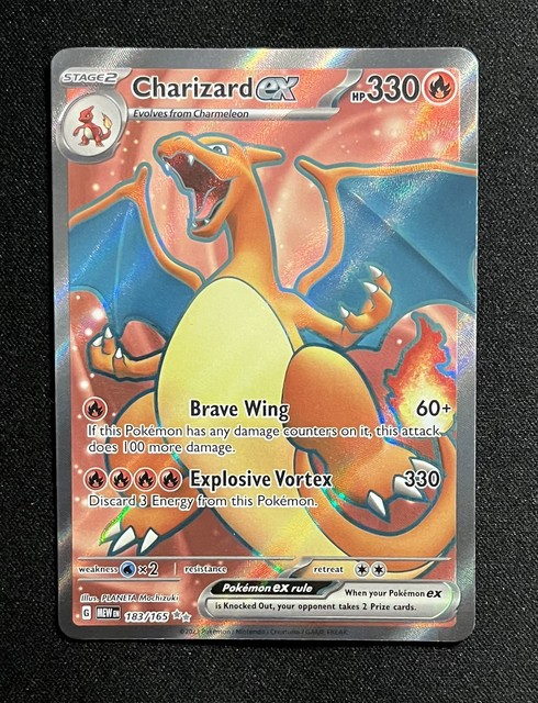 Charizard ex 183/165 Sv: Scarlet & Violet 151 Holo