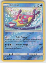 Bruxish 48/149 Reverse Holo Rare Sun & Moon Base Set
