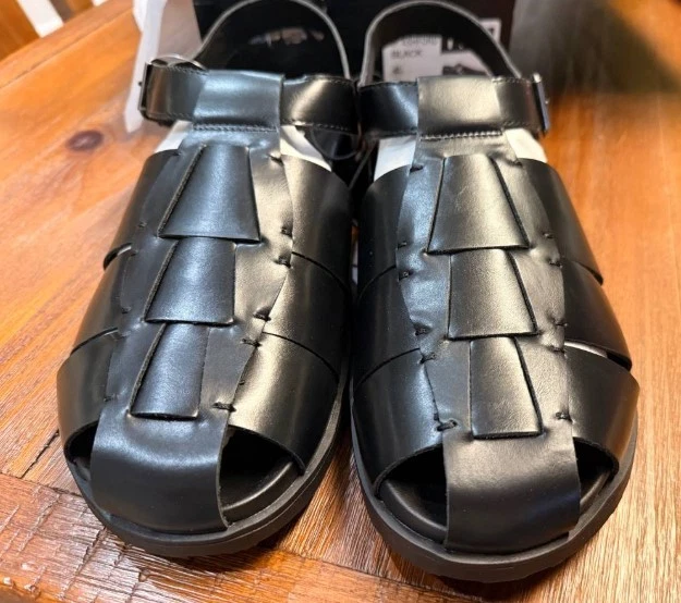 Leather Upper Gladiator Sandals for Men for sale | eBay display picture 3