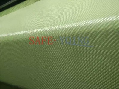 Yellow  Fabric Woven Aramid Fiber Cloth Plain 100cm/39.4'' Width #zc