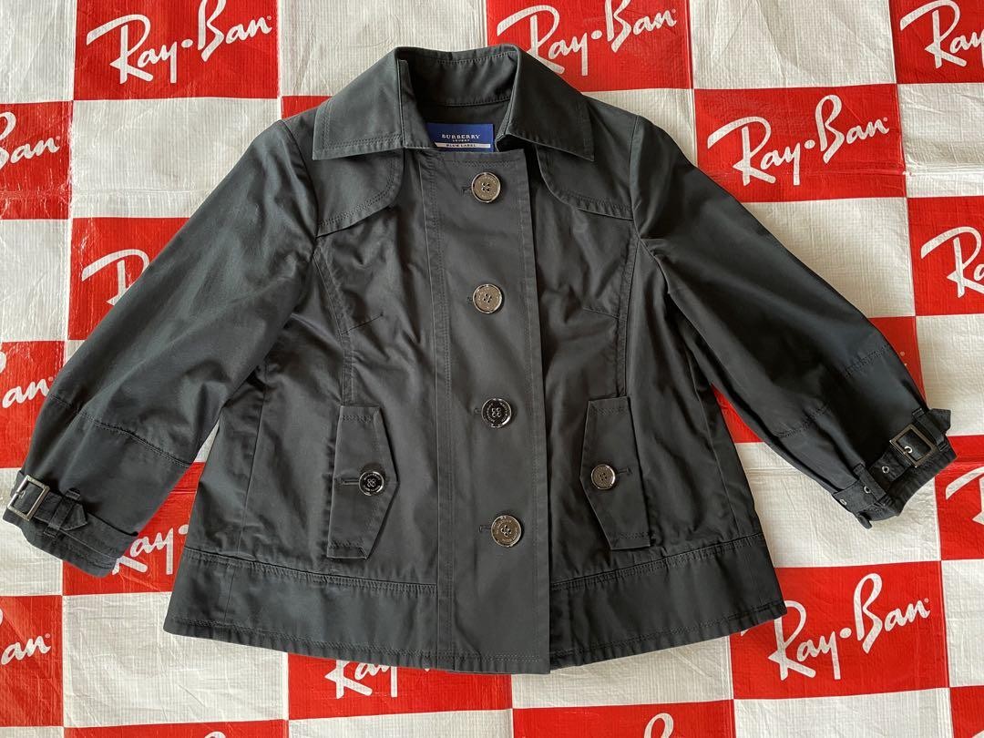 Burberry Bule Label Short-length Jacket Collared Dark Blue Size 36 For Women thumbnail 22