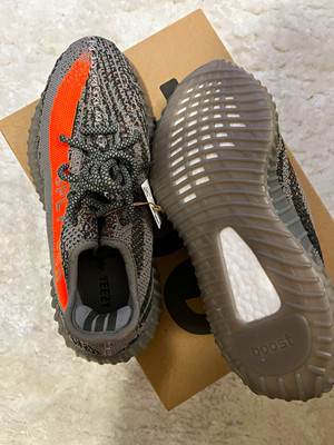 adidas Yeezy Boost 350 V2 Low Top Beluga Reflective Gray/Orange GW1229