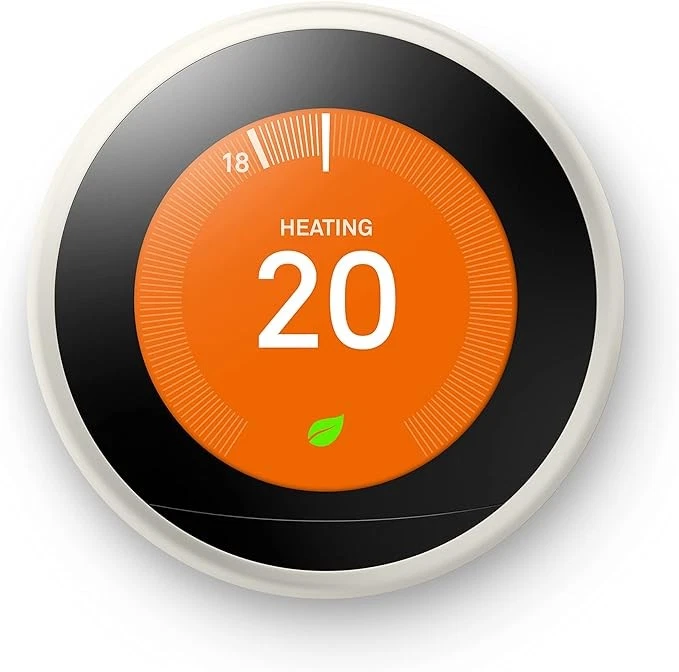 Google Nest Learning Thermostat Programmable Smart 3rd Gen T3017US - White - Image 3 of 4