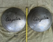 1949 Chrysler Hubcap Dog Dish Set Of Two