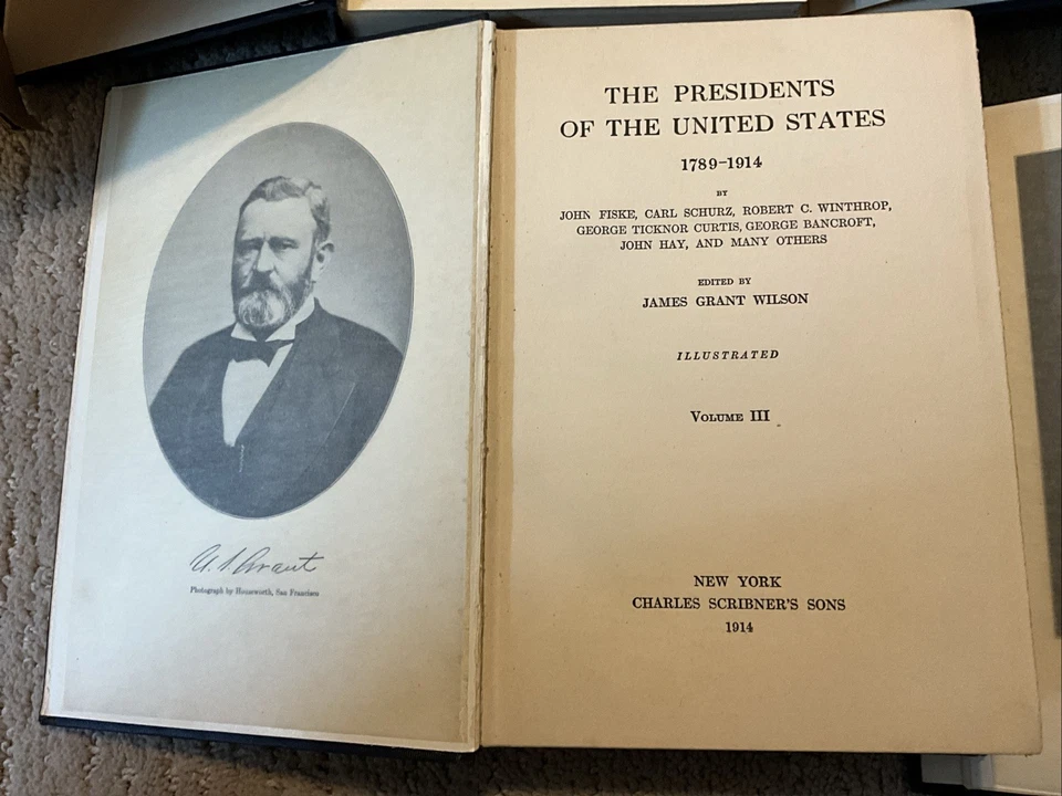 The Presidents of the United States Illustrated 4 Volume Set Scribners 1914 - Imagem 4 de 4