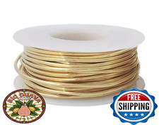 14 Gauge Red Brass Craft Wire Round Dead Soft 4oz 21ft Jeweler's CDA 230