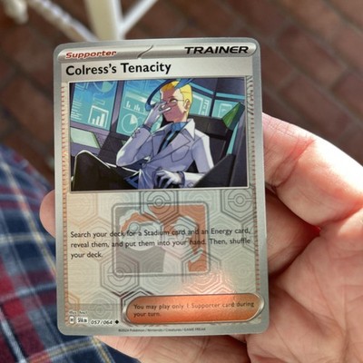 バッグ Re-collection Card Colress's Tenacity 057/064 League & Championship Cards Reverse