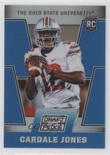 2016 Panini Prizm Collegiate Draft Picks Blue Cardale Jones #109 1o3