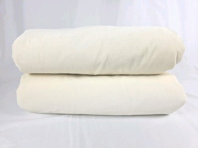 IKEA SANELA Room Darkening Curtains Pair Beige VELVET 55×118'' New No Tugs 