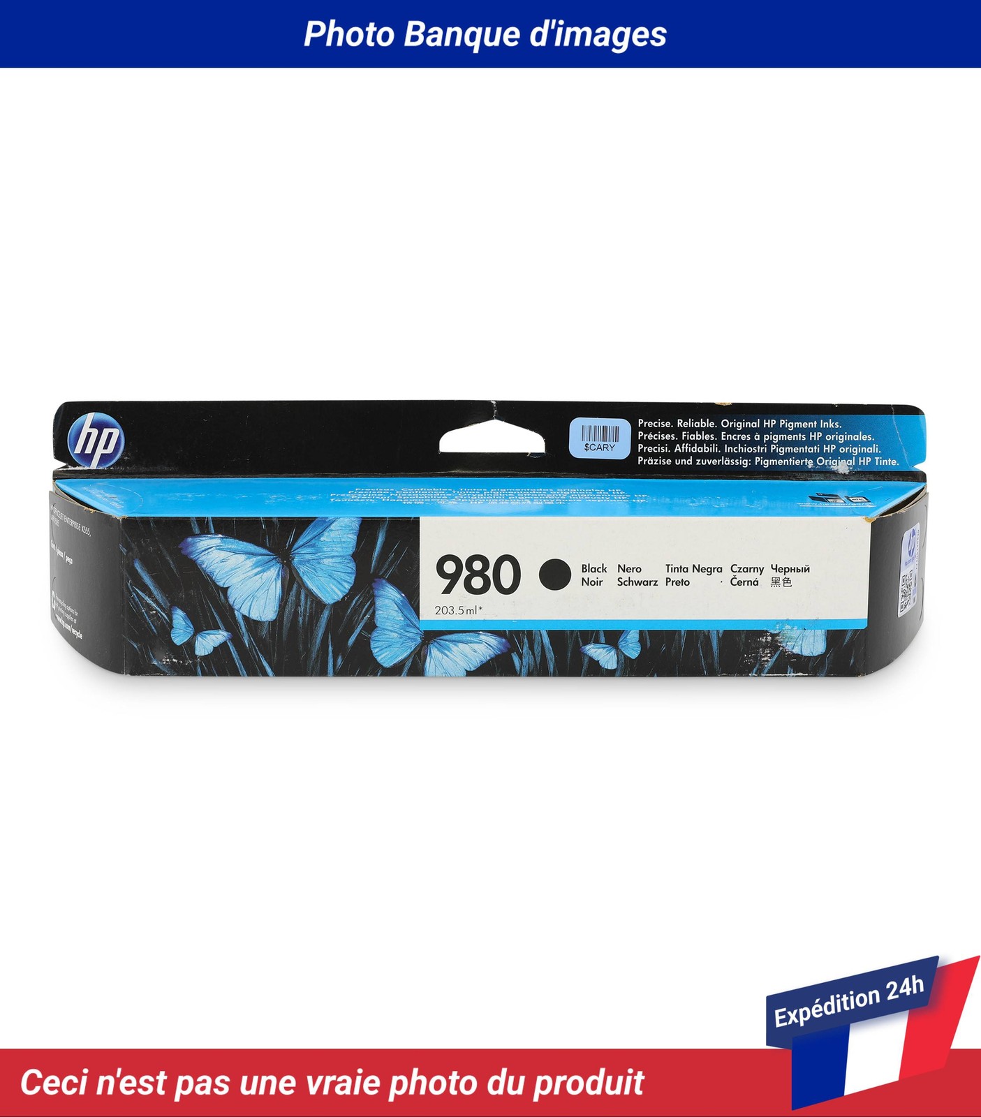 D8J10A HP Officejet Enterprise Color X585 Cartouche d'Encre Noir