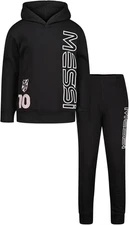 Messi girls Lifestyle 2-piece Set, Jersey Set With Comfortable Tops & Pant 10/12
