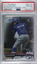2017 Bowman Chrome Prospects Refractor 285/499 Kevin Maitan PSA 10 GEM MT 1u6