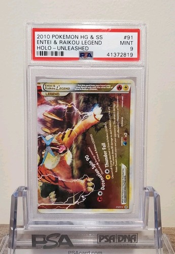 Entei & Raikou LEGEND graded PSA 9 for sale on eBay