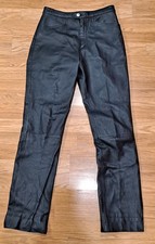 Womans Size 6 Wilson Leather Pants Black Fully Lined