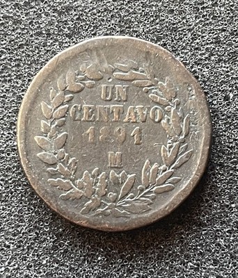 1894-M Mexico 1 Centavo - Copper - Republica Mexicana -TM1608