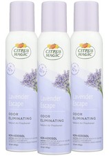 Citrus Magic Odor Eliminating Air Freshener Spray, Lavender Escape, 3-Ounce, 3-P