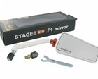 Spiegel STAGE6 F1 2010 rechts weiß M8 Gewinde Mofa Roller Moped ATV Quad Tuning