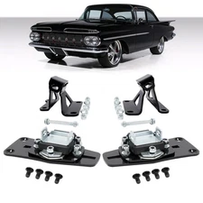 For Chevy Impala Biscayne 1959-1964 Motor Mounts Engine Bracket Kit LS Swap