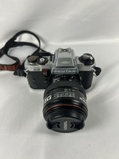 Pentax Program Plus 35mm SLR Film Camera w/ Tokina AF 28-70mm Lens Untested