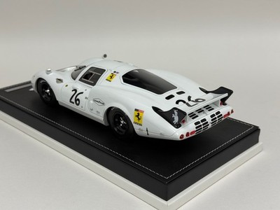 Ferrari 365 Elefante 1/18 スケール ミニカー 1/18 AB Models Ferrari 365 P2 White Elephant Car #26 1967 Le Mans
