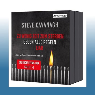 Die Eddie-Flynn-Box. Fälle 1-3,5 Audio-CD, 5 MP3 | Steve Cavanagh