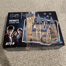 Rompecabezas Wrebbit 3D Harry Potter Torre de Astronomía de Hogwarts 875 Piezas *COMO NUEVO*