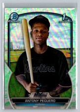 2023 Bowman #BCP-62 Antony Peguero Chrome Prospects Lunar Glow Refractors