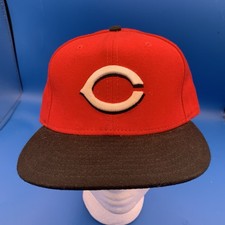 Vintage New Era 59Fifty Cincinnati Reds 7 1/4 Fitted Hat Baseball Cap