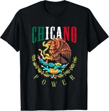 Chicano and chicana for Chicano Power T-Shirt