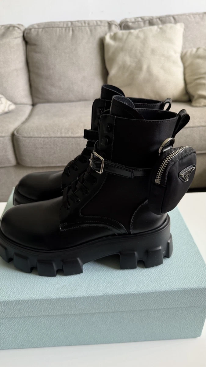 靴 PRADA Ankle Pouch Boots Vintage size36 靴 PRADA Ankle Pouch Boots Vintage size36 PRADA Booties for Women