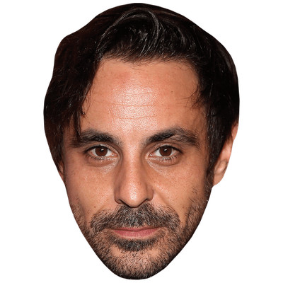 Emun Elliott (Beard) Celebrity Mask, Flat Card Face, Fancy Dress Mask