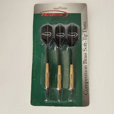 NEW 3 Halex Competition Brass Soft Tip Darts Nylon Tip, 16 Grams 