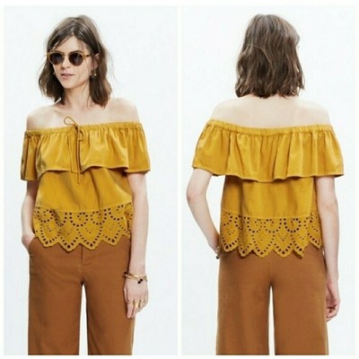 madewell yellow top