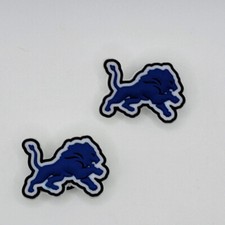 NFL Detroit Lions Football Team For Crocs Shoe Charms Jibbitz - 2 pieces