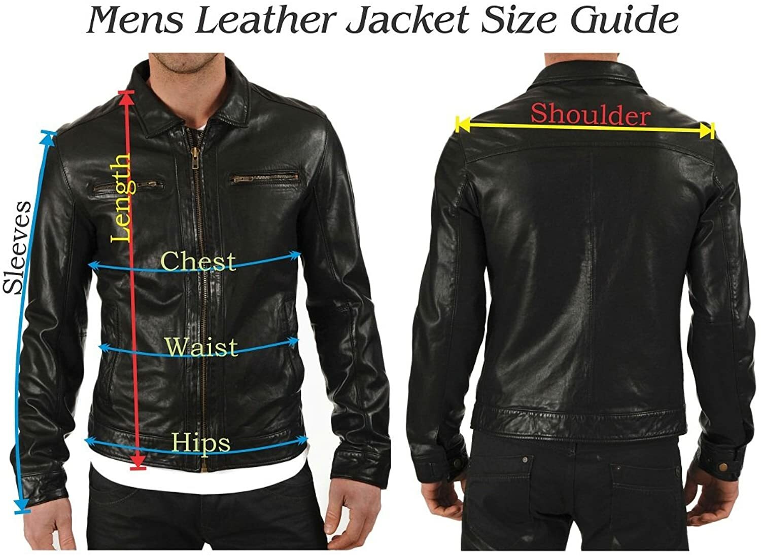 NEW Men Genuine Lambskin Real Motorcycle Slim Biker Quilted Leather ...