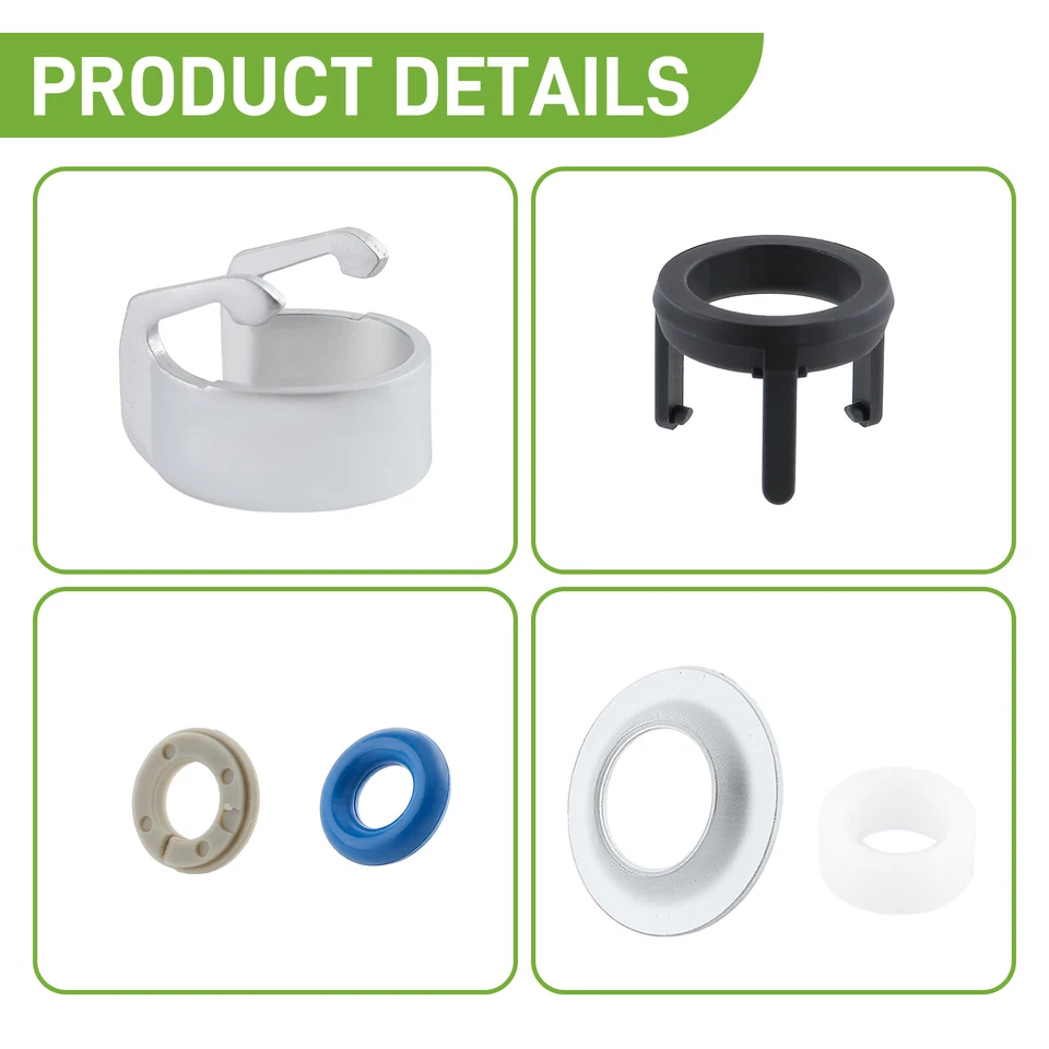 Juego de 4 sellos inyectores de combustible kit de reparación para VW GLI GTI Tiguan AUDI A4 A5 1.8T 2.0T Foto 4 de 4