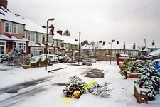 Photo 6x4 Lower Morden: Eastway in snow, 2003 Morden/TQ2568 View SW towa c2003