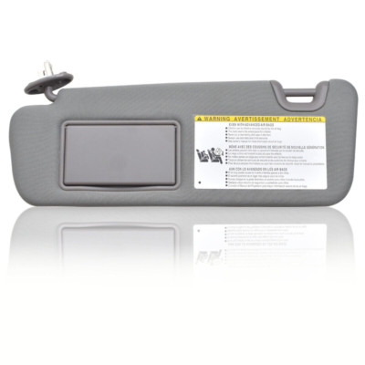 Left Driver Side Sun Visor Gray For Toyota Highlander 2014-2019 74320-0E074-B0