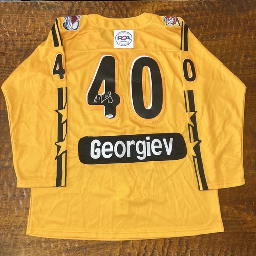 Alexandar Georgiev Signed NHL All Star Jersey PSA DNA Autographed Avalanche