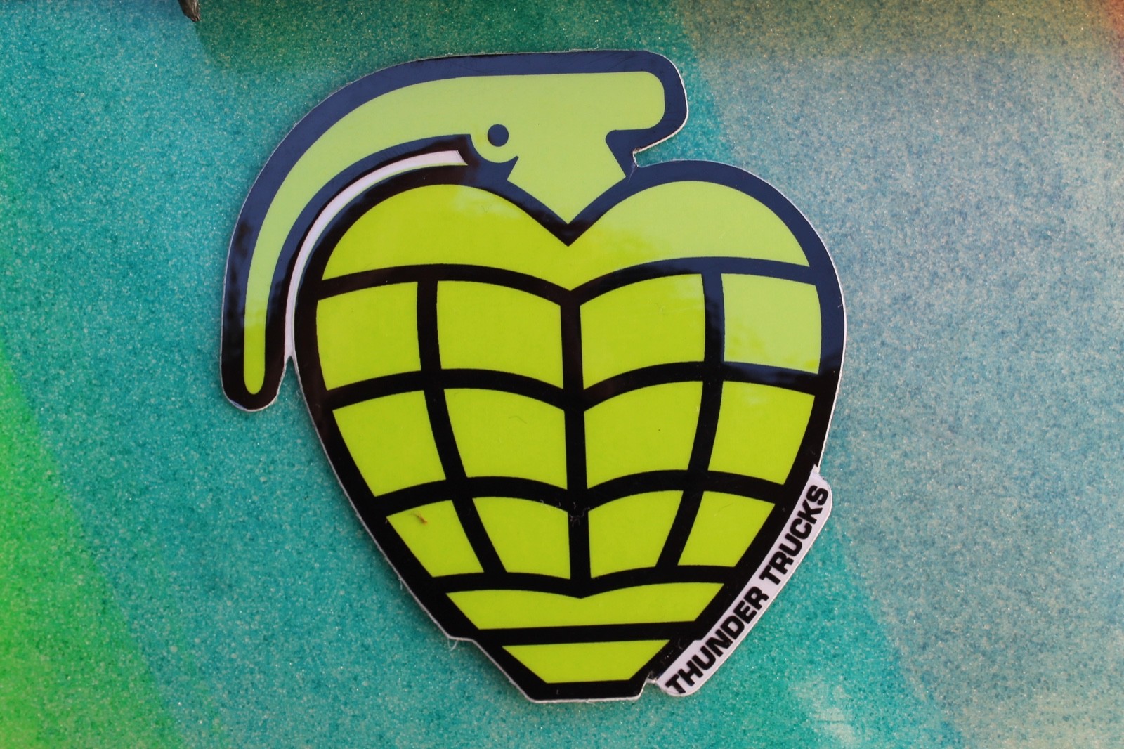 THUNDER Skateboard Trucks Heart Grenade Bomb Z2 Vintage Skateboarding STICKER eBay