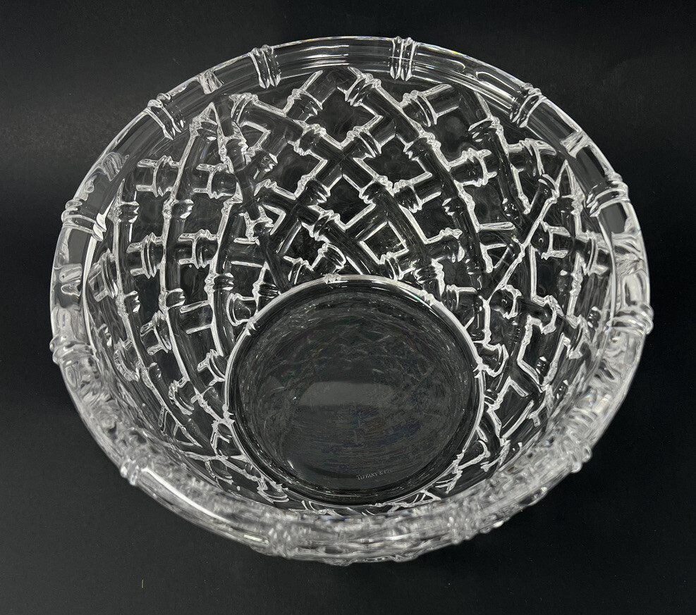 TIFFANY & CO BAMBOO Lead Crystal 9 TIFFANY & CO BAMBOO Lead Crystal 9