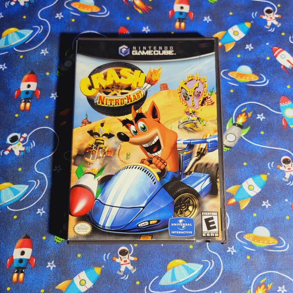 Crash Nitro Kart (Nintendo GameCube, 2003) Complete W Manual Tested - Image 2 of 4