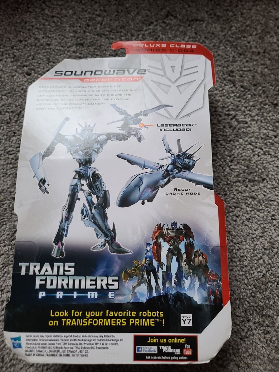 Transformers Prime Robots In Disguise 004 Soundwave (with Laserbeak) - Deluxe Transformers Prime Robots In Disguise 004 Soundwave (with Laserbeak) - Deluxe
