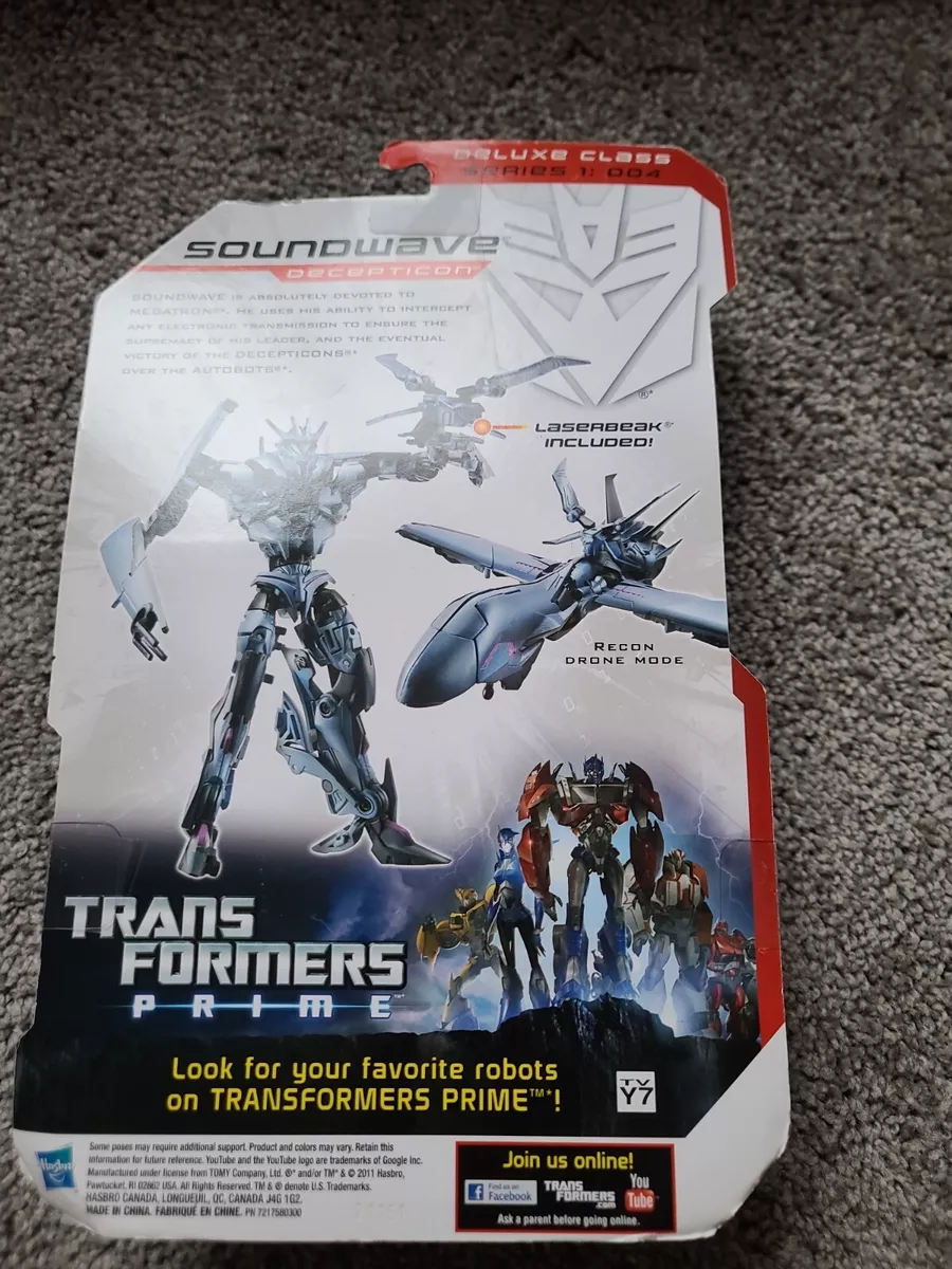 Transformers Prime SOUNDWAVE (Robots in Disguise * Hasbro) NEW