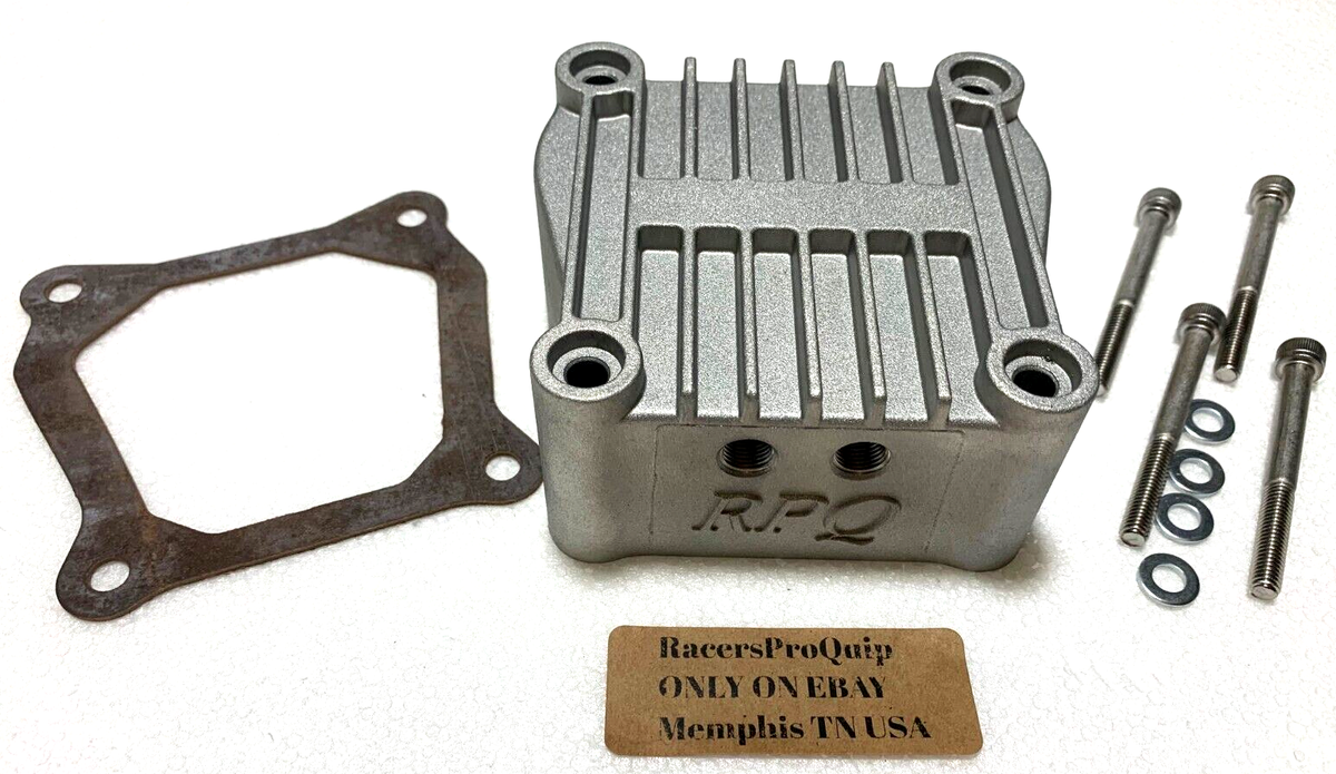 Predator 212 Non-Hemi HOT ROD Finned Old School Alum Valve Cover