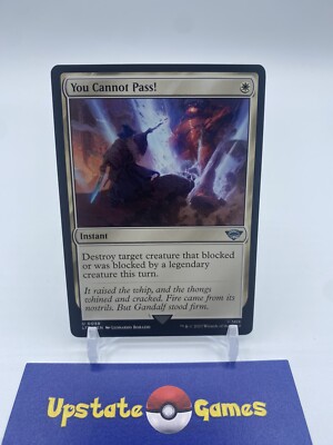 MTG You Cannot Pass! The Lord of the Rings: Regular 0038 Ready to Ship NM
