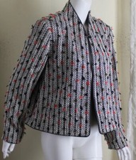 Doncaster Art-to-wear 14 Silk Lux Xl Handwoven Fiber Extural Funky Jacket