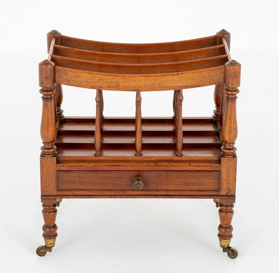 William IV Canterbury Mahogany Magazine Stand 19th Century - Image 2 of 4