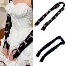 Distressed Arm Warmers Y2k Long Arm Warmer Lace Arm Sleeves Arm Sleeves