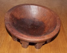 Hand Hewn Wooden Bowl